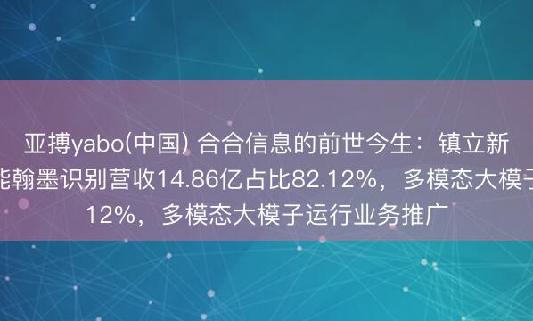 亚搏yabo(中国) 合合信息的前世今生：镇立新掌舵深耕，智能翰墨识别营收14.86亿占比82.12%，多模态大模子运行业务推广