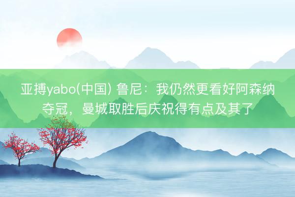 亚搏yabo(中国) 鲁尼：我仍然更看好阿森纳夺冠，曼城取胜后庆祝得有点及其了