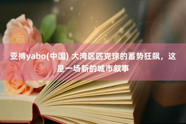亚搏yabo(中国) 大湾区匹克球的蓄势狂飙，这是一场新的城市叙事